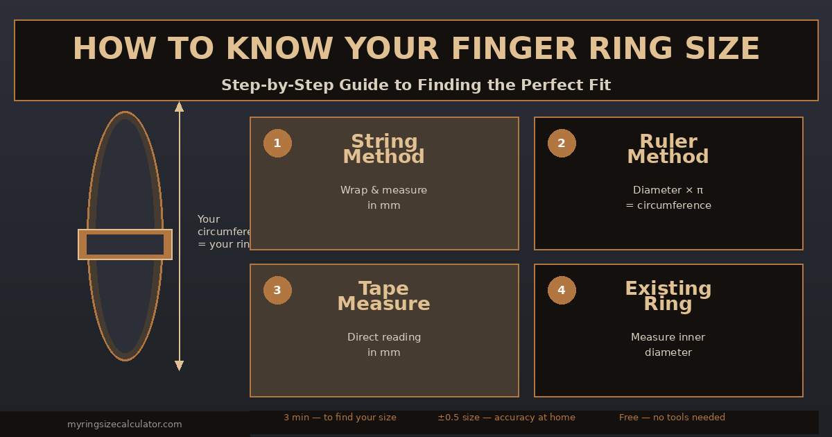 How to Know Your Finger Ring Size