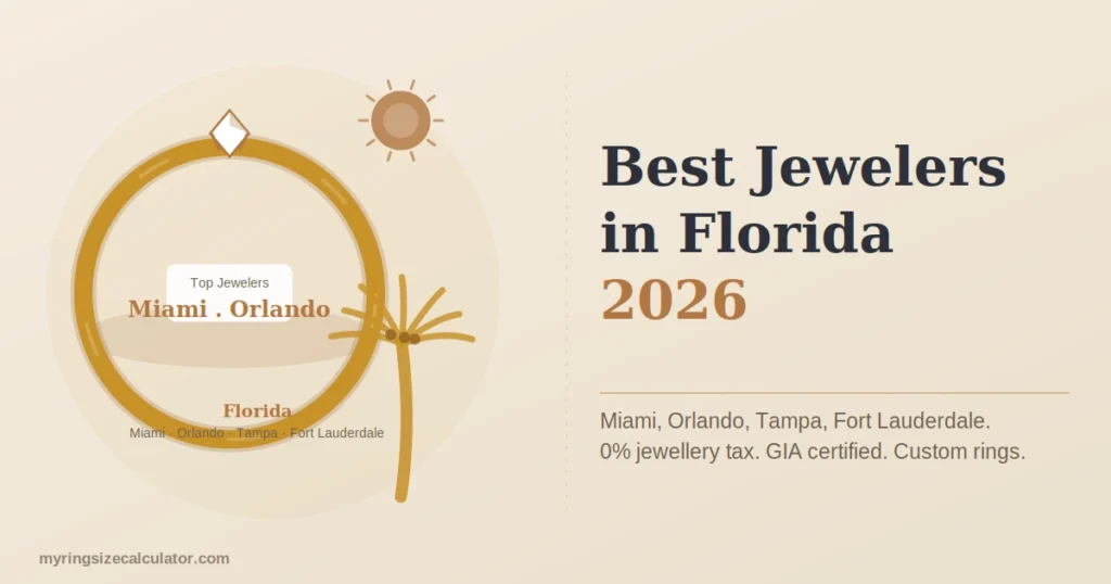 Best engagement ring jewelers in Florida, including Miami, Orlando, and Tampa