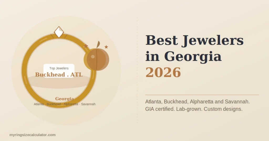 Best engagement ring jewelers in Georgia, including Atlanta, Savannah, and Buckhead