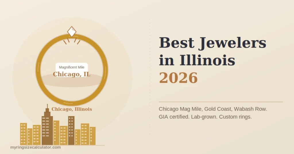 Best engagement ring jewelers in Illinois, including Chicago and Magnificent Mile stores