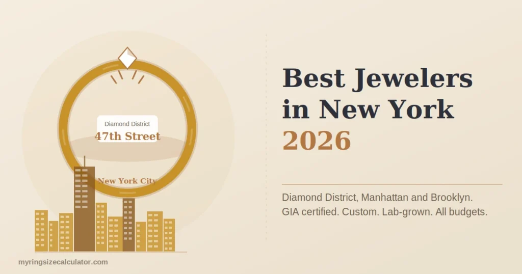 Best engagement ring jewelers in New York City, including Diamond District, Manhattan and Brooklyn