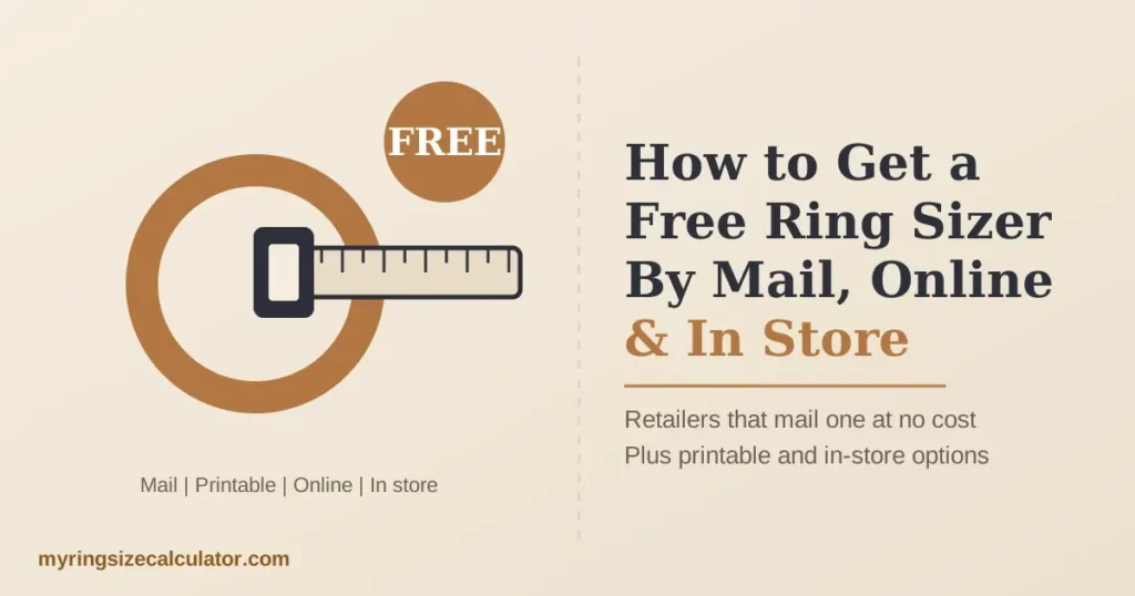 Get a Free Ring Sizer