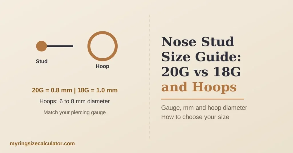 Nose Stud Size Guide