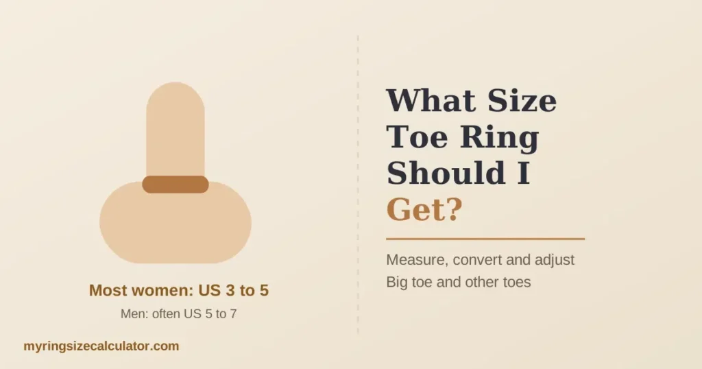 What Size Toe Ring Should I Get